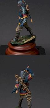 andrea miniatures white wolf - 54mm by SCHIRAGA