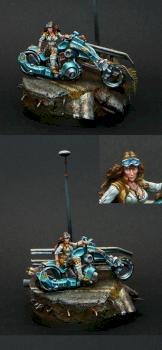 Penthesilea Amazon Biker Special Edition by HopeRiver