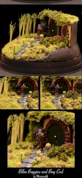 Bilbo Baggins and Bag End by Miniaturelife