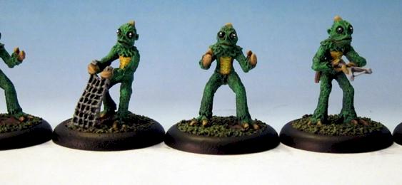 Sleestaks - Hissing Lizards from Interloper Miniatures by xredmenacex