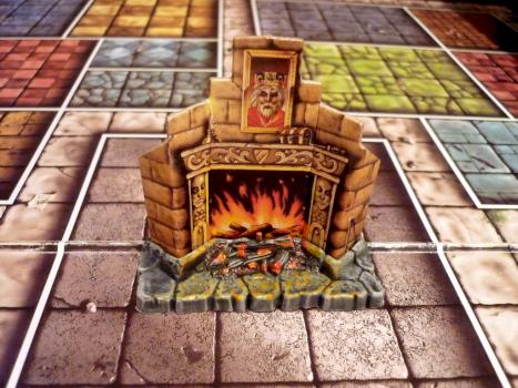 Heroquest fireplace - furniture by b3r53rk