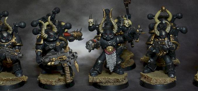 Chaos Space Marine Squad by Cliff1995