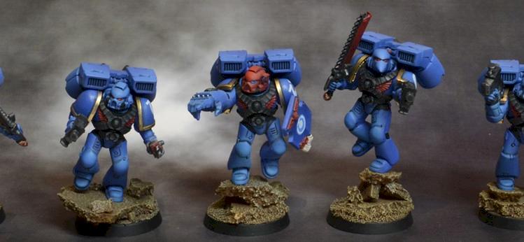 Space Marine Assault Squad by Cliff1995