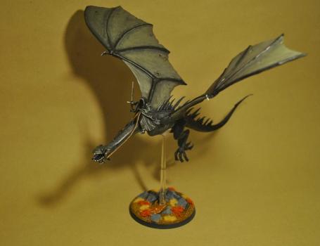 Winged Nazgul (Ringwraith on a fell beast) by FeldungAnfauglir