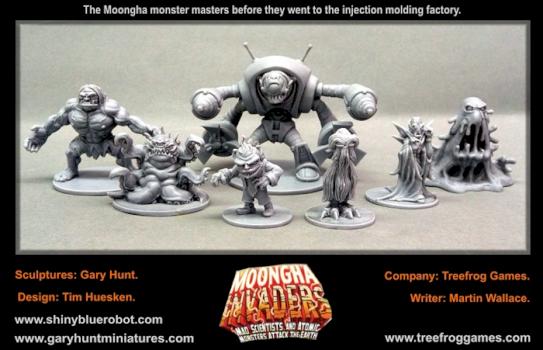 Moongha Invader (boardgame) Monsters by Gary Hunt Miniatures