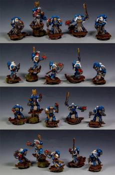 Space Marine Sternguard Veteran Squad by Paint Gretchin