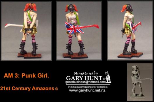 Punk Girl. by Gary Hunt Miniatures