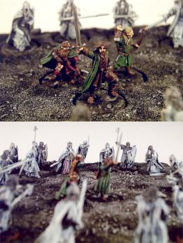 LOTR - The Way is Shut diorama close up by Braveheart712