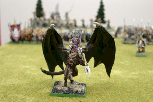 beastmaster on manticore by Lord Malekith