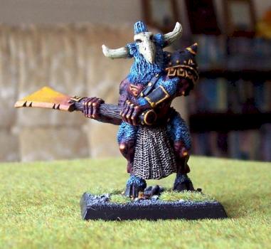 Chaos Minotaur of Tzeentch by Philfy