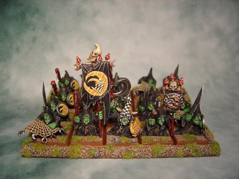 Night Goblin Regiment by .Kabuki.