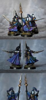 Eldar Farseer and Warlock Bodyguard by Purc