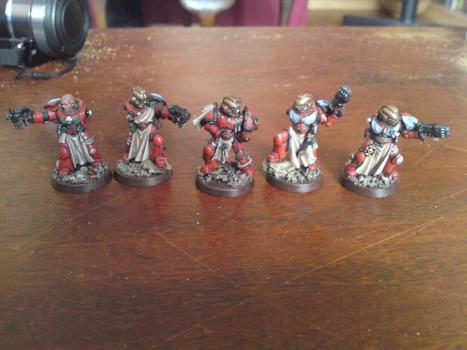 WIP: Blood Angels Veterans by IronKobra