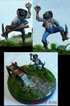 Crazy Pete the Prospector by zombiepaints