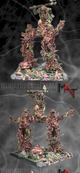 Nurgle Champion on palanquin by Miniatures Art Team by goblin1980