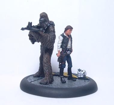 Han Solo & Chewbacca on the Death Star by wskr14