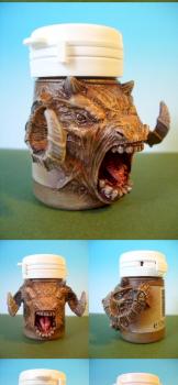 Minotaur Brown - Monster Pot by MAOW Miniatures (France) by smilie23