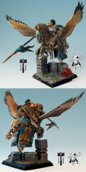 Bretonnian Hero on Pegasus by DEMON COLOR