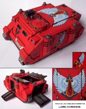 Blood Angels Rhino by Lord Chronos