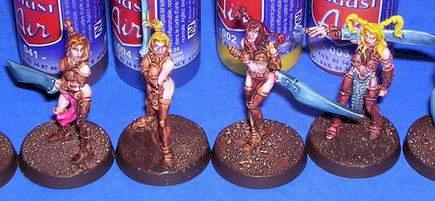 Six Rackham minis painted in two hours, no skill required by FW ElDep