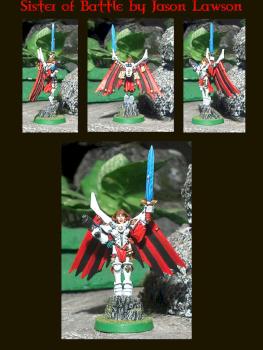 Sister of Battle Seraphim conversion by Memnoch1021