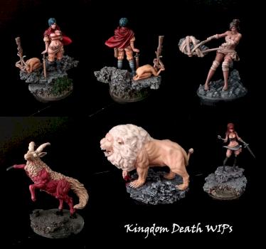 Kingdom Death: Monster WIPs by Laffinstock