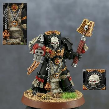 Black Templar Terminator Chaplain by Acebaur