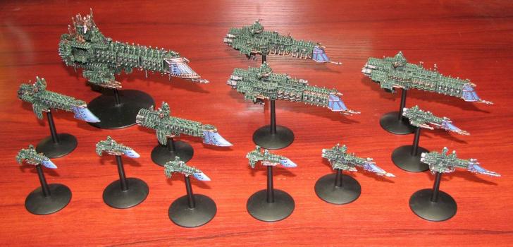 Battlefleet Gothic Imperial Fleet by sparrowhawk2k