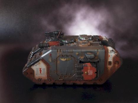 Grey Knights Inquisition Landraider Crussader by highelf