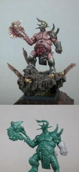 Lord of Nurgle....Tooth Fairy! - green and wip - by Raffaele Stumpo