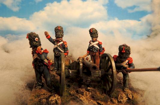 28 mm guard french foot artillery by Thau