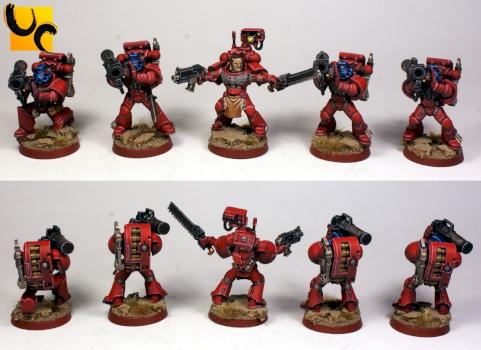 Space Marine Devastator Squad by UnlimitedColours