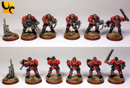 Space Marine Scouts by UnlimitedColours