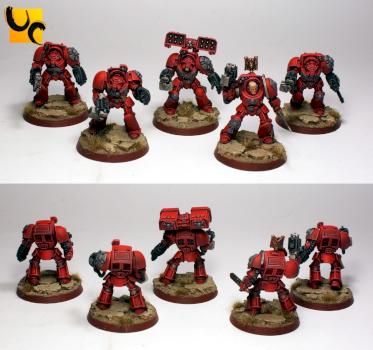 Space Marine Terminator Squad by UnlimitedColours