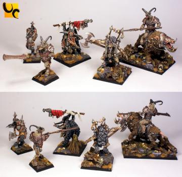 Beastmen Characters by UnlimitedColours