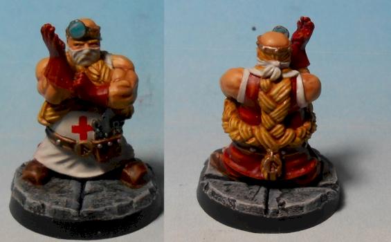 Blood Bowl Dwarf Medic by taz69