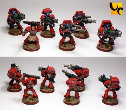 Space Marine Devastator Squad by UnlimitedColours