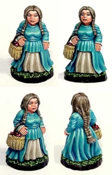 Dwarf world woman with basket by cdukino