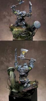 Ork Boss Burgut by Mauganra