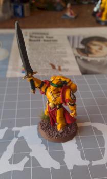 Imperial Fist Emperor's Champion by Mr.Flibble