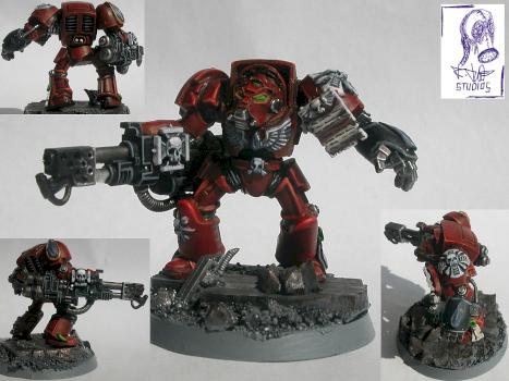 Blood Angels Terminator flamer by brother_Klont