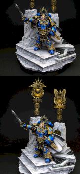 Roboute Guilliman Primarch of the Ultramarines by Flameon