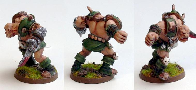 Morg'n'Thorg, Blood Bowl Oger Starplayer by mouszeman