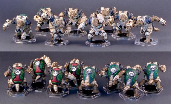 Dreadball Teratons team by Voltar.79