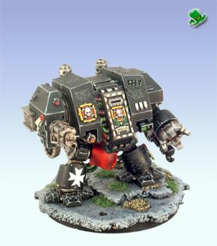 Black Templar Dreadnought by leprechaun studio