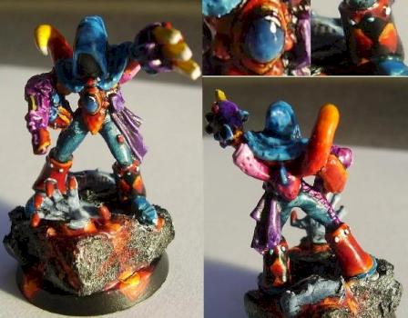 Eldar Harlequin dark Farseer by 456mathieu