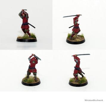 Katana Samurai 2- Ii clan warrior by MiniatureBrushwork