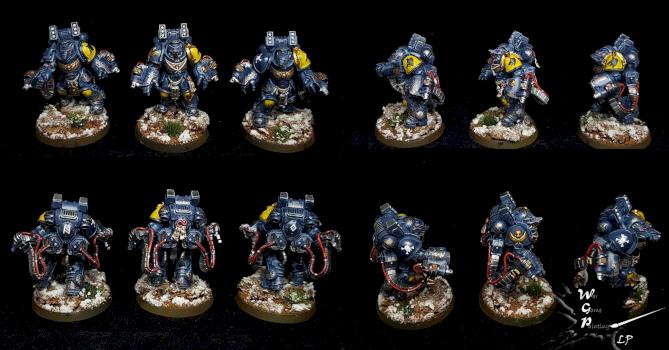 Primaris Aggressors Modded to Space Wolves Warhammer 40K by CroWarGamePainting