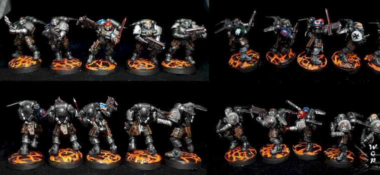 Primaris Combat Reivers Modded to Deathwatch Warhammer 40K by CroWarGamePainting