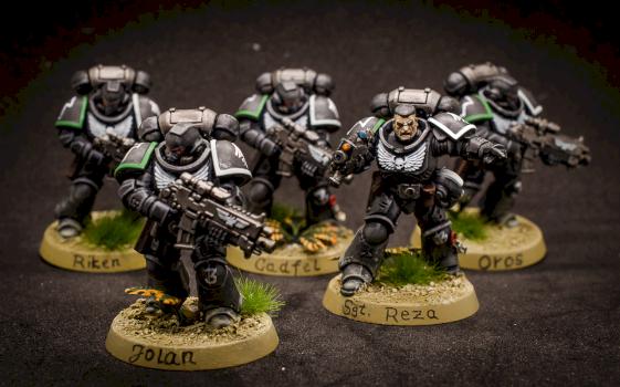 Ravenguard Intercessor Squad by antraker